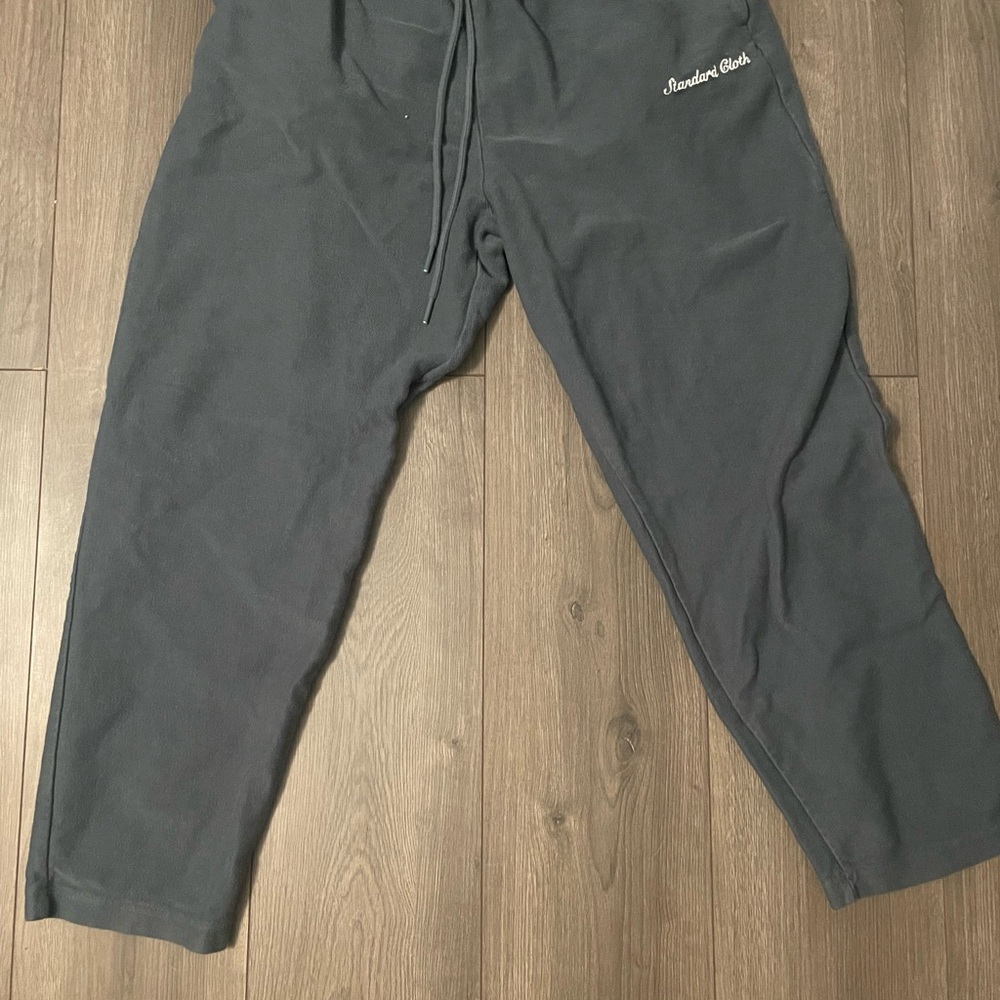 Urban Outfitters Standard Cloth Gray/Teal Sweatpants Relaxed Fit Joggers